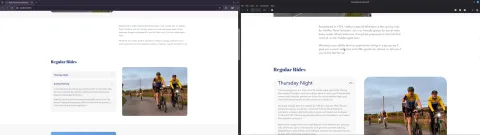 The club history page