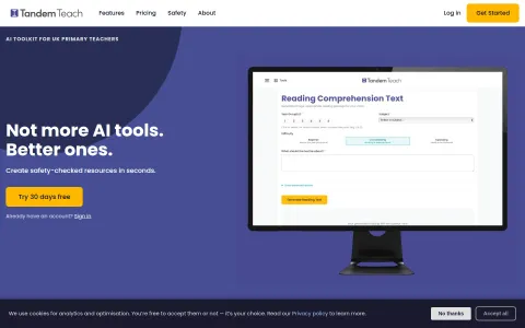 The TandemTeach home page