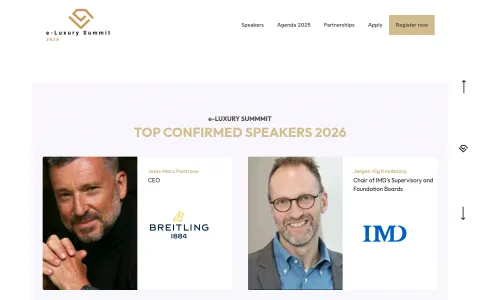 The speaker line-up