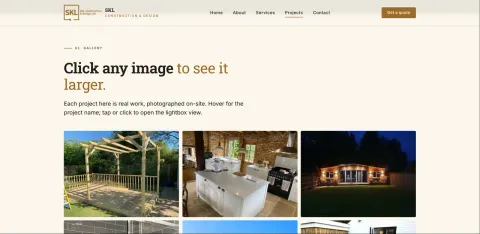The project gallery